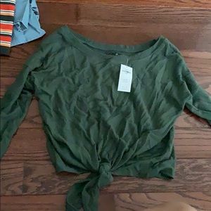 Green sweater